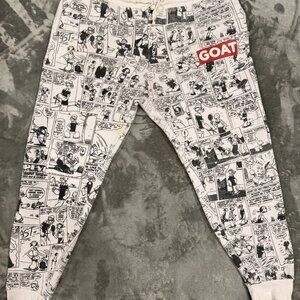 Vintage Phat Farm “GOAT” Popeye Comic Strip Sweatpants Size L